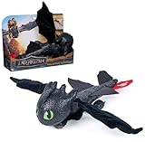 Dreamworks How to Train your Dragon, Plüsch-Drache Ohnezahn mit Gleit- und Grifffunktion,...