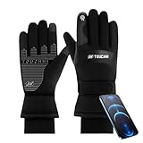 Warme Handschuhe, Ski-Handschuhe mit Touchscreen, wasserdicht und winddicht, für...