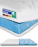Premium Gelschaum-Topper 180x200 cm mit RG 50 - Hochwertiger Lyocell-Bezug -...