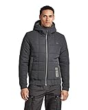 G-STAR RAW Herren Meefic Squared Quilted Hooded Jacke, Mehrfarben (reflective black...