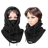 Balaclava, Samione Balaclava Beanie Kapuze Fleece Mütze Wintermütze Motorrad...