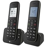 Telekom Sinus A 207 Schnurlostelefon & Sinus 207 Pack Mobilteil, schwarz I Telefon-Set,...