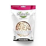Seba Garden Blanchierte ganze Mandeln, 1000 g– gentechnikfrei, roh, nicht pasteurisiert,...