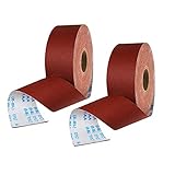 Wasserfeste Schleifpapier-Schleifpapiere, 2 Rollen 100 Körnung Schleifpapierrolle...