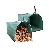 PROVISO TOOLS 2er Set Gartenabfallsack 272L – Pop-Up Laubsack in Schaufelform,...