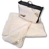 Meivita Merino Schafschurwolle Ganzjahresdecke (135 x 200 cm)