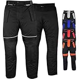 Motorradhose Herren mit 2CE Protektoren - Winddicht Biker Quad textil Hosen -...