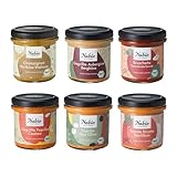 NABIO 6er Box Mediterrane Bio-Aufstriche | 100% Vegetarisch | Cremige Dips &...