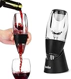 hotder Weinbelüfter Weindekanter Standfuß, Premium Wein-Dekantierer mit Venturieffekt,...