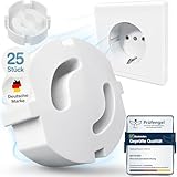 MUTKIND 25x Steckdosen Kindersicherung - (Zum Stecken) Steckdosenschutz Kindersicherung...