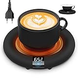 2023 Aufgerüstet Tassenwärmer, EasyAcc Elektrischer Kaffeetassenwärmer [mit Silikon...