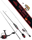 Paradox Fishing Ul-Ruten Set I Trout Series X I 1,85m Wg. 1,2g-4g mit 1000 Rolle I Spoon...