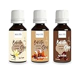 Lean:Life Barista Sirup zuckerfrei - Vanille, Saltet Caramel, Schokolade – 3 x 30 ml –...