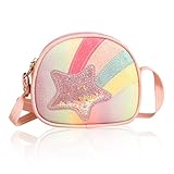 FOSDICK Kinder Umhängetasche Mädchen Kleine Handtaschen, Kinderhandtaschen, Handtasche...