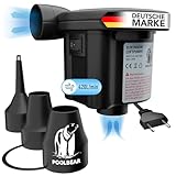 PoolBear | 2in1 Elektrische Luftpumpe 12v | Elektro-Luftpumpen für Pool,...
