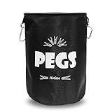 Aieino Wäscheklammertasche mit Haken zum Aufhängen - Große Wäscheklammer Beutel...