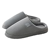 AQ899 Herren Winter Plüsch Baumwollpantoffeln Dicke Sohle Warm Hautfreundlich Indoor...