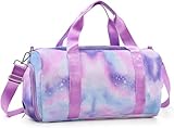 Kindersporttasche Reisetasche mit Schuhfach & Nassfach Schwimmtasche, Kinder Mädchen...