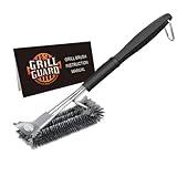 BBQ Grill Reinigungsbürste & Schaber - Grilldrahtbürste für Grill - 34cm...