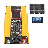 Solarwechselrichtersystem, Automatische Spannungserkennung 18W 18V Solarpanel Dual Way USB...