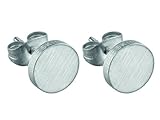 Liebeskind Berlin Damen-Ohrstecker Edelstahl mattiert, LJ-0049-E-07, Silber, One...
