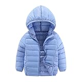 XINYUNZU Leichte Steppjacke Mädchen und Jungen Puffer Jacke Kapuzenjacke Pufferjacke...
