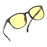 ZILLERATE NACHTFAHRBRILLE Unisex - Nachtsichtbrille filtert Licht von Scheinwerfern,...