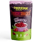 Gefriergetrocknete Früchte: 100g gefriergetrocknete Himbeeren für Smoothie Bowl, Müsli,...