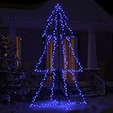 Sufrk Weihnachtsbaum Kegelform 300 Indoor und Outdoor 120x220 cm Weihnachtsbaum AußEn