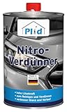 PLID® Nitroverdünner 1L [REINIGUNG & VERDÜNNUNG] - Farbloser Verdünner mit hoher...