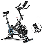 ANCHEER Heimtrainer Fahrrad Ergometer Heimtrainer 120 kg mit App-Verbindung, 18...
