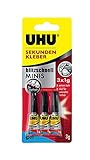 UHU ‎50820 Sekundenkleber blitzschnell MINIS Gel – Super schneller und extrem starker...