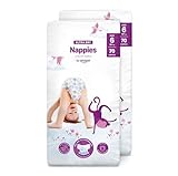 By Amazon Ultra Dry Windeln Größe 6 (15+ kg) - MONATSBOX, Weiß, 140 Stück (2 Packungen...