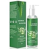 Aloe Vera Gel 100 Bio für Gesicht, Haare und Körper, natürliche, beruhigende...