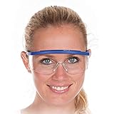 Allzweck-Schutzbrille EN166, beschlagfrei, kratzfest mit Polycarbonat-Gläsern