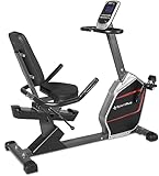 SportPlus | Sitz-Heimtrainer | Heimtrainer mit Magnetbremse 24 Widerstandsstufen, gelenk-...