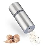 ZOLMER® Muskatnuss Mühle mit Vorratsbehälter I Extra scharfes Mahlwerk für...