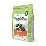 Green Petfood VeggieDog Origin (1 x 10 kg) | Adult | Premium Trockenfutter für...