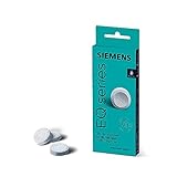Siemens Reinigungstabletten TZ80001A, 10 Stück, Kaffeeöl-Rückstände ideal entfernen,...