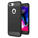 NEW'C Hülle Kompatibel mit iPhone 7 Plus / 8 Plus (5.5 Zoll) in Schwarz mit...