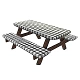 GAOINTELL Camping Winddichte Tischhussen Mit Elastischen Kanten Für Outdoor...