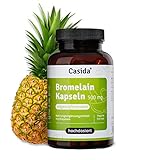 Casida® Bromelain Kapseln 500 mg hochdosiert 2400 F.I.P. - aus Ananas-Extrakt/Enzym - 120...