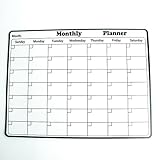 Whiteboard Monatsplaner Wochenplaner, 28×21cm Magnetisches Whiteboard und...