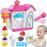 demaxiyad Badewannenspielzeug für Kinder, Seifenblasen-Gebläse für die Badewanne, Bunte...