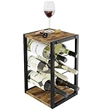 Lenmar - Metall Weinregal für 6 Flaschen | LOFT 2-6 | Kompakt Maximierte...