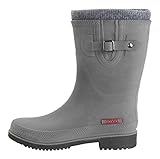 DOGGO Gummistiefel Lotte - Unisex-Erwachsene Gummistiefel - gefüttert &...