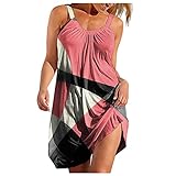 MICKURY Kleider Damen Festlich Elegant,Mini Kleider Damen Sexy Kurz Abendkleider...