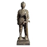 ACAREY Mittelalterliche Ritter Skulptur Harz Schmuck Ritterstatue Mittelalter Für...