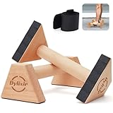 Liegestützgriffe 2 Push Up Bars Holz Parallettes gelenkschonende...