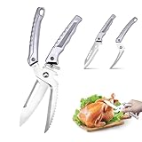 Haushaltsschere,Pizza Schere,Abnehmbare Schere Küche,Scharfe Pizzaschere...